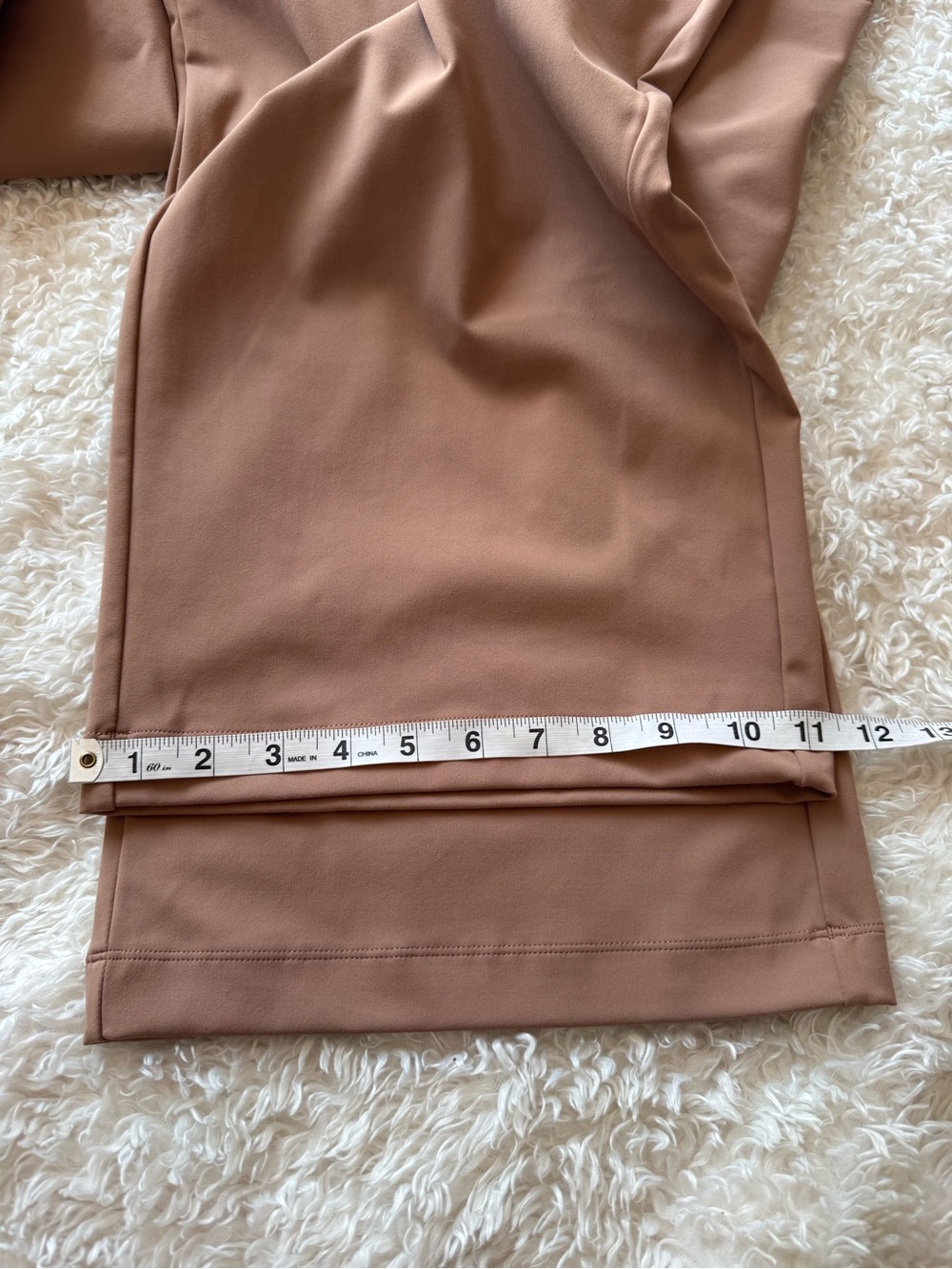Halara Flex Daystretch Pants Trousers High Waist Stretch Pockets Tan Large NEW - Picture 7 of 10